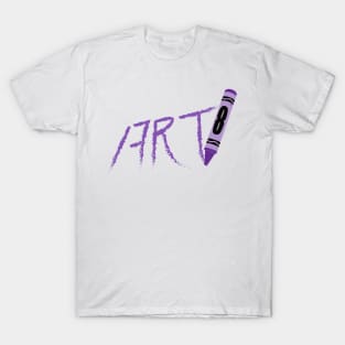 Ocho Hachi Crayon Art T-Shirt